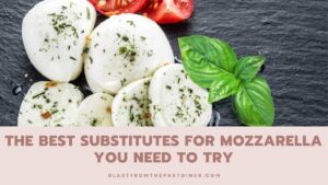 Substitutes for Mozzarella